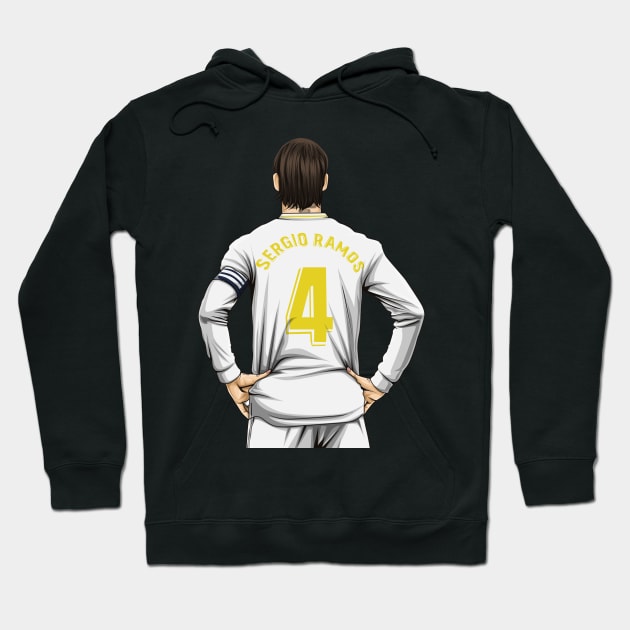 Sergio Ramos Hoodie by Aldduardo